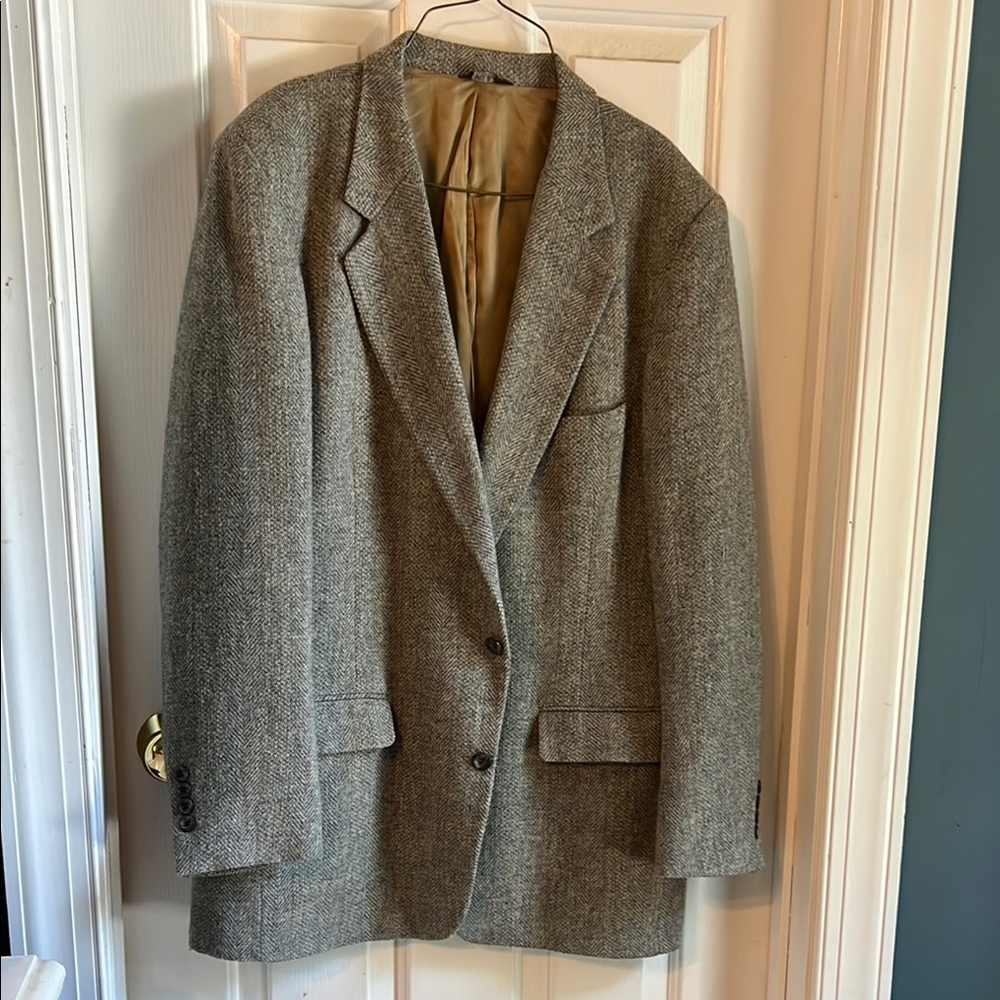 Bill Blass Gray Sport Coat Blazer